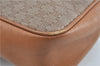 Authentic CELINE Macadam Blason Shoulder Cross Body Bag PVC Leather Beige J1192