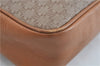 Authentic CELINE Macadam Blason Shoulder Cross Body Bag PVC Leather Beige J1192