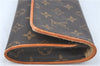 Authentic Louis Vuitton Monogram Pochette Twin GM Shoulder Bag M51852 LV J1200