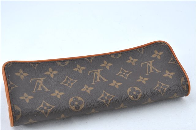 Authentic Louis Vuitton Monogram Pochette Twin GM Shoulder Bag M51852 LV J1200