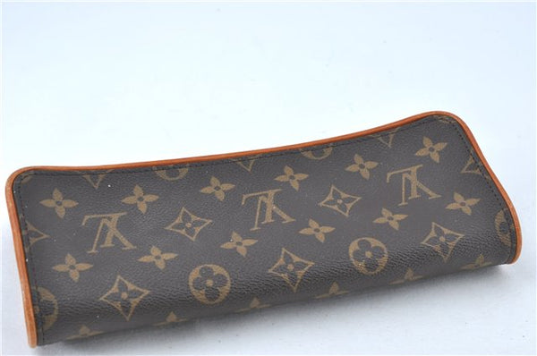 Authentic Louis Vuitton Monogram Pochette Twin GM Shoulder Bag M51852 LV J1200