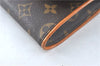 Authentic Louis Vuitton Monogram Pochette Twin GM Shoulder Bag M51852 LV J1200