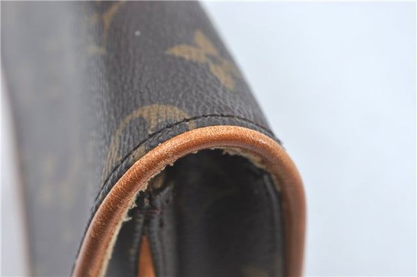 Authentic Louis Vuitton Monogram Pochette Twin GM Shoulder Bag M51852 LV J1200