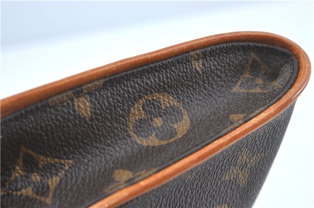 Authentic Louis Vuitton Monogram Pochette Twin GM Shoulder Bag M51852 LV J1200