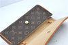 Authentic Louis Vuitton Monogram Pochette Twin GM Shoulder Bag M51852 LV J1200