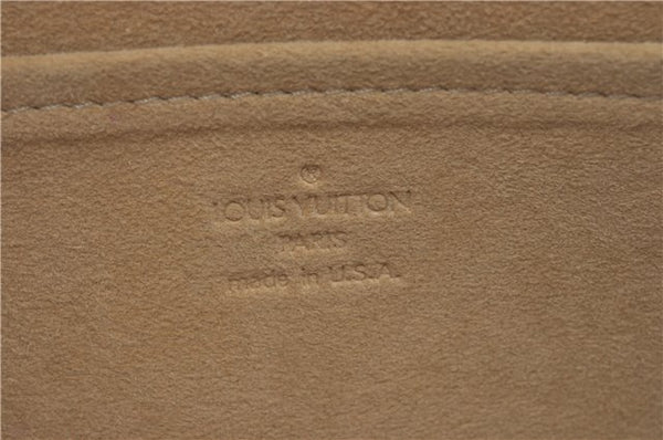 Authentic Louis Vuitton Monogram Pochette Twin GM Shoulder Bag M51852 LV J1200