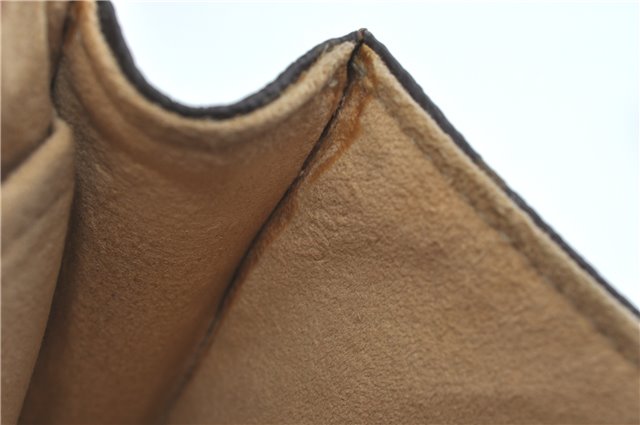 Authentic Louis Vuitton Monogram Pochette Twin GM Shoulder Bag M51852 LV J1200