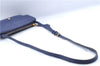 Auth Louis Vuitton Empreinte Twice Shoulder Cross Bag Navy Blue M50262 LV J1205