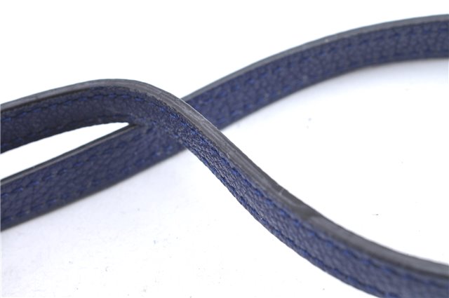 Auth Louis Vuitton Empreinte Twice Shoulder Cross Bag Navy Blue M50262 LV J1205