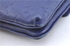 Auth Louis Vuitton Empreinte Twice Shoulder Cross Bag Navy Blue M50262 LV J1205