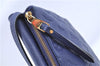 Auth Louis Vuitton Empreinte Twice Shoulder Cross Bag Navy Blue M50262 LV J1205