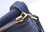 Auth Louis Vuitton Empreinte Twice Shoulder Cross Bag Navy Blue M50262 LV J1205