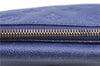 Auth Louis Vuitton Empreinte Twice Shoulder Cross Bag Navy Blue M50262 LV J1205