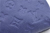 Auth Louis Vuitton Empreinte Twice Shoulder Cross Bag Navy Blue M50262 LV J1205