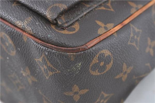 Authentic Louis Vuitton Monogram Multipli Cite Shoulder Bag M51162 LV J1210