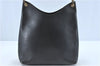 Authentic GUCCI Bamboo Shoulder Hand Bag Purse Leather Black J1211