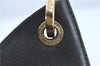Authentic GUCCI Bamboo Shoulder Hand Bag Purse Leather Black J1211