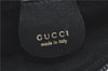 Authentic GUCCI Bamboo Shoulder Hand Bag Purse Leather Black J1211