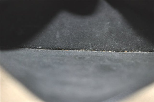 Authentic GUCCI Bamboo Shoulder Hand Bag Purse Leather Black J1211