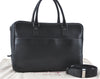 Authentic Ferragamo 2Way Briefcase Business Shoulder Bag Leather Black J1214