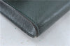 Auth Louis Vuitton Taiga Volga Document case Clutch Bag Green M30204 LV J1223