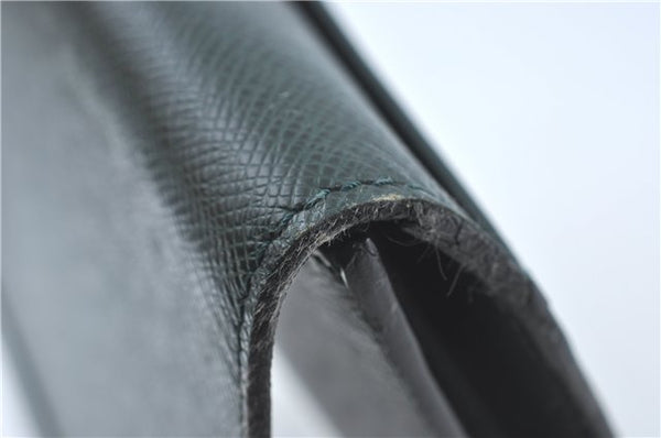 Auth Louis Vuitton Taiga Volga Document case Clutch Bag Green M30204 LV J1223