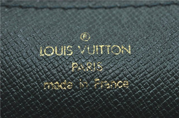 Auth Louis Vuitton Taiga Volga Document case Clutch Bag Green M30204 LV J1223