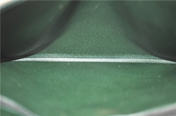 Auth Louis Vuitton Taiga Volga Document case Clutch Bag Green M30204 LV J1223