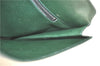 Auth Louis Vuitton Taiga Volga Document case Clutch Bag Green M30204 LV J1223