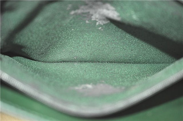 Auth Louis Vuitton Taiga Volga Document case Clutch Bag Green M30204 LV J1223