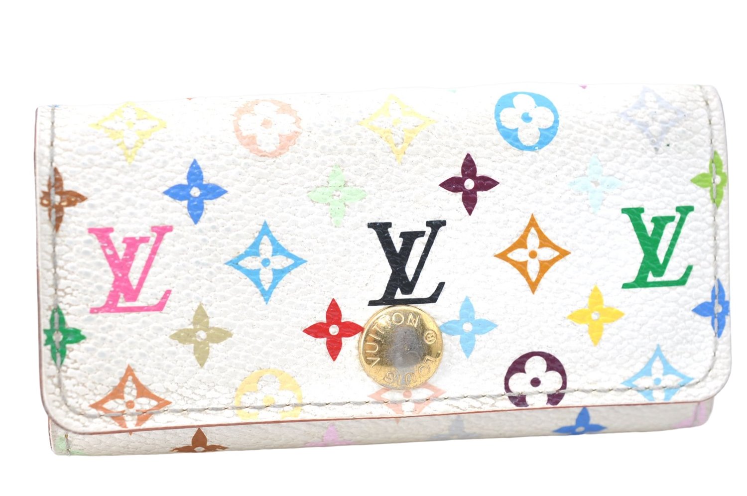 Authentic Louis Vuitton Monogram Multicles 4 Four Hooks Key Case M62631 LV J1228