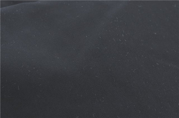 Authentic GUCCI Bamboo 2Way Shoulder Hand Bag Nylon Leather 0011577 Black J1242