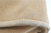 Authentic CHANEL Deauville Line CC Shoulder Tote Bag Canvas Leather Beige J1245