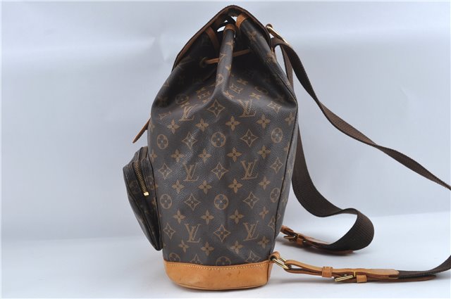 Authentic Louis Vuitton Monogram Montsouris GM Backpack M51135 LV J1246