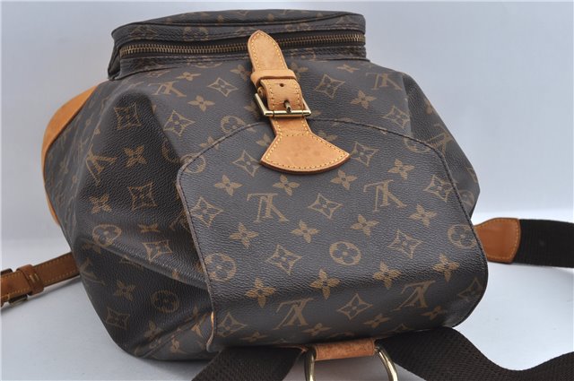 Authentic Louis Vuitton Monogram Montsouris GM Backpack M51135 LV J1246