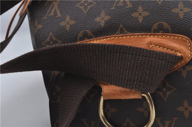 Authentic Louis Vuitton Monogram Montsouris GM Backpack M51135 LV J1246