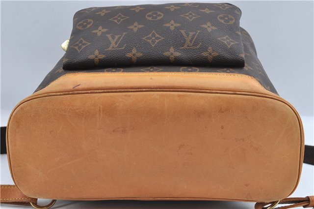 Authentic Louis Vuitton Monogram Montsouris GM Backpack M51135 LV J1246
