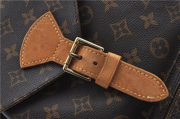 Authentic Louis Vuitton Monogram Montsouris GM Backpack M51135 LV J1246