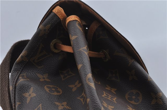 Authentic Louis Vuitton Monogram Montsouris GM Backpack M51135 LV J1246