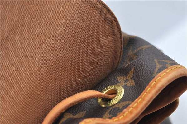 Authentic Louis Vuitton Monogram Montsouris GM Backpack M51135 LV J1246