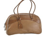 Authentic PRADA Leather Shoulder Hand Bag Purse Light Brown J1251