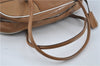 Authentic PRADA Leather Shoulder Hand Bag Purse Light Brown J1251