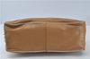 Authentic PRADA Leather Shoulder Hand Bag Purse Light Brown J1251