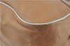 Authentic PRADA Leather Shoulder Hand Bag Purse Light Brown J1251