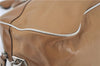 Authentic PRADA Leather Shoulder Hand Bag Purse Light Brown J1251
