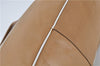 Authentic PRADA Leather Shoulder Hand Bag Purse Light Brown J1251