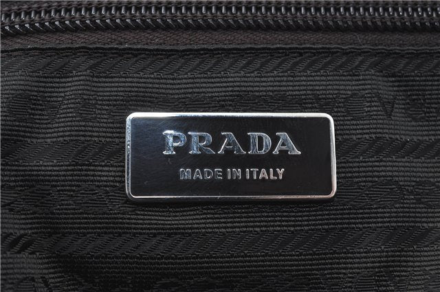Authentic PRADA Leather Shoulder Hand Bag Purse Light Brown J1251