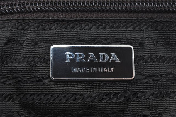 Authentic PRADA Leather Shoulder Hand Bag Purse Light Brown J1251