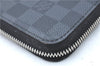 Auth Louis Vuitton Damier Graphite iPad Essential Tablet Case N63034 LV J1252