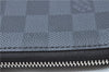 Auth Louis Vuitton Damier Graphite iPad Essential Tablet Case N63034 LV J1252